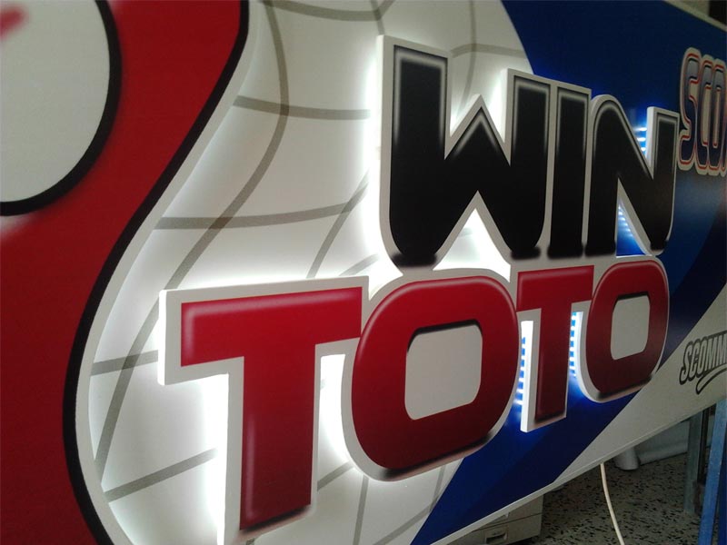 INSEGNE LUMINOSE / WIN TOTO