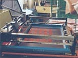 Telaio serigrafico in laboratorio